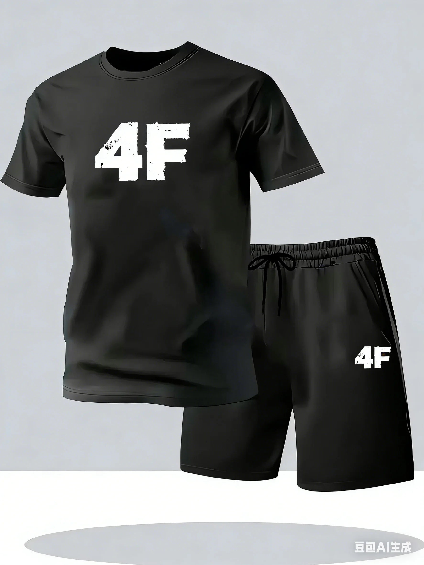 Tracksuits Sets Men Breathable Clothes Workout Sportswear Quick Drying Fashion Two Piece Sets T-shirt Shorts Sets Men's Clothing