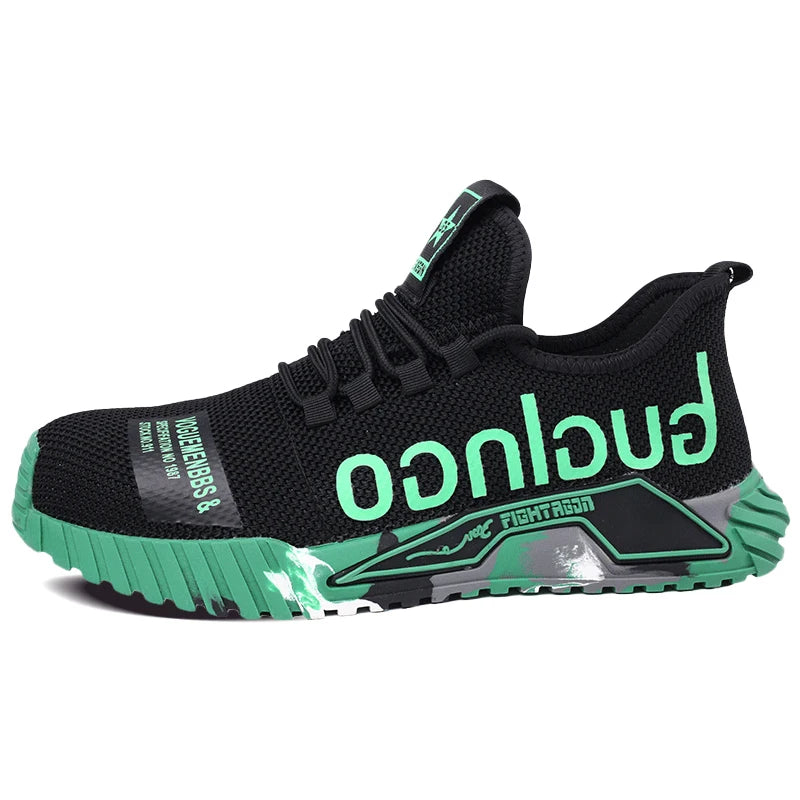 Fashion Safety Shoes With Steel Toe Cap Work Sneakers Men Women Work Shoes Puncture-Proof Work Safety Boots Safety Footwear 2024