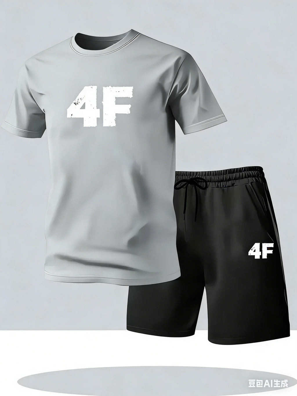 Tracksuits Sets Men Breathable Clothes Workout Sportswear Quick Drying Fashion Two Piece Sets T-shirt Shorts Sets Men's Clothing