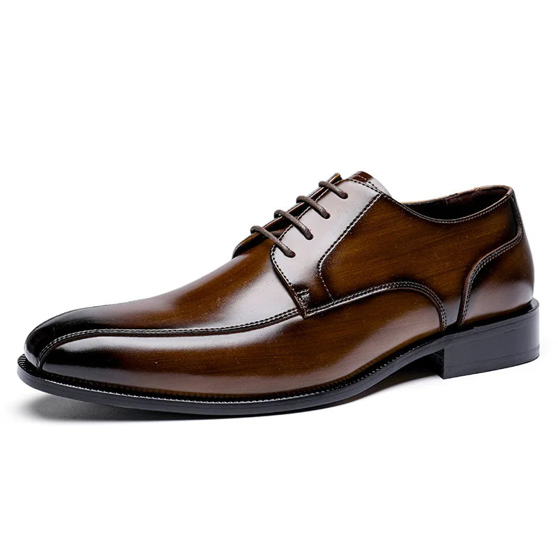 2023 High Quality Handmade Oxford Dress Shoes Men Genuine Cow Leather Suit Shoes Footwear Wedding Formal Italian Shoes Hot